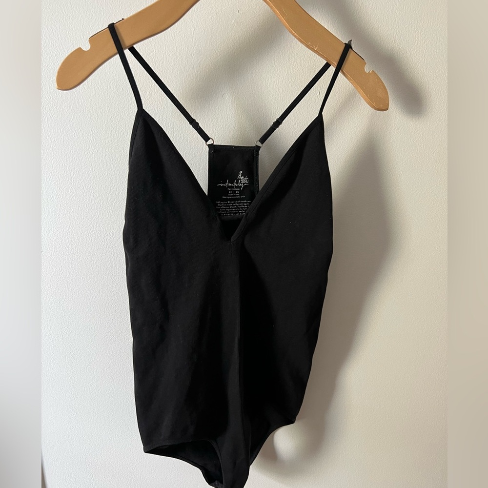 Free People Intimates Black Body Suit